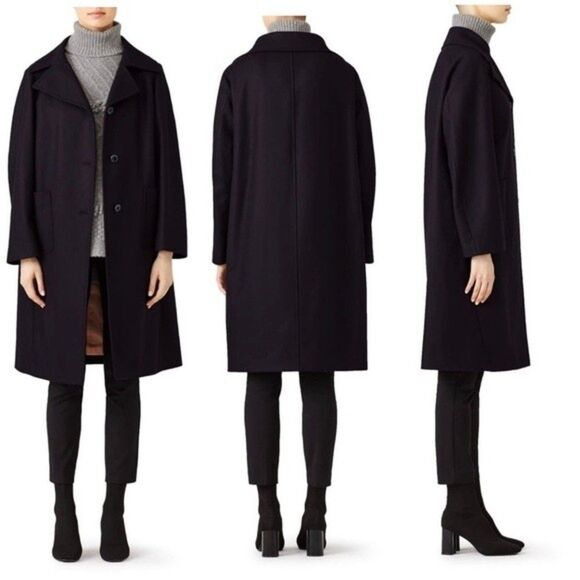 Jill Sander Navy oversized coat size 38 (4-6)
